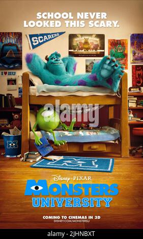 SULLEY, MIKE WAZOWSKI, MONSTERS UNIVERSITY, 2013 Stock Photo - Alamy