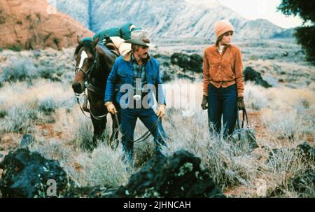 ROBERT REDFORD, JANE FONDA, THE ELECTRIC HORSEMAN, 1979 Stock Photo