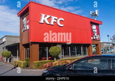 20 July 2022. KFC Drive Thru restaurant, Adelaide, Australia Stock Photo