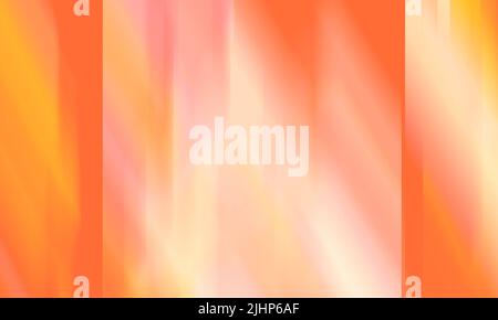Modern and trendy abstract background with a gradient decomposed into several vertical  orange color lines - stock illustration Stock Photo