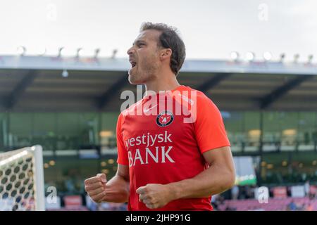 Herning, Denmark. 19th July, 2022. Erik Sviatchenko of FC Midtjylland seen before the UEFA Champions League qualification match between FC Midtjylland and AEK Larnaca at MCH Arena in Herning. (Photo Credit: Gonzales Photo/Alamy Live News Stock Photo