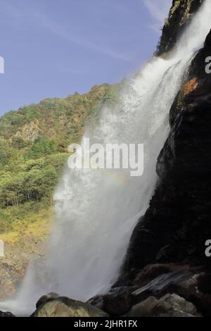 Nuranang waterfall Arunachal Pradesh North East India Stock Photo - Alamy
