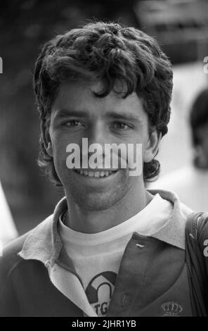 American tennis player Jimmy Arias during the French Open (Roland-Garros) in June 1988. Stock Photo