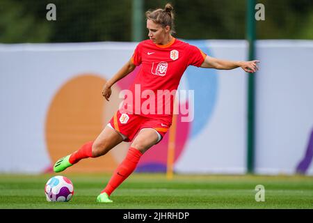 STOCKPORT, UNITED KINGDOM - JULY 20: Vivianne Miedema of the Netherlands during a Training Session of Netherlands Women at Stockport County Training Centre on July 20, 2022 in Stockport, United Kingdom. (Photo by Joris Verwijst/Orange Pictures) Stock Photo