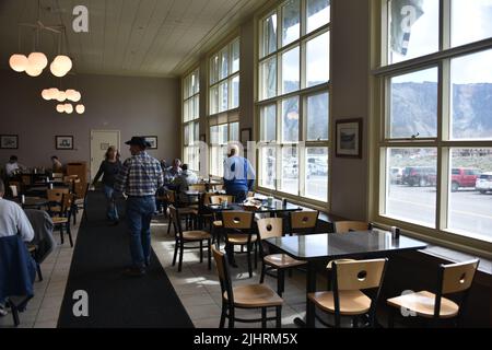 Yellowstone National Park. USA. 5/22/2022.  Lake Yellowstone Hotel. Many people think that the oldest lodge in Yellowstone is the Old Faithful Inn. Stock Photo