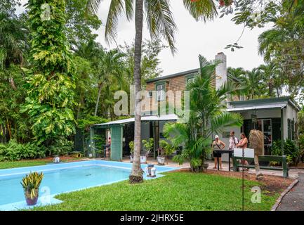 The Hemingway Home and Museum, Whitehead Street, Key West, Florida Keys, Florida, USA Stock Photo