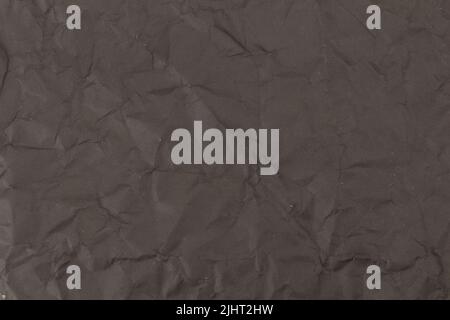 black crumpled paper texture background. Stock Photo