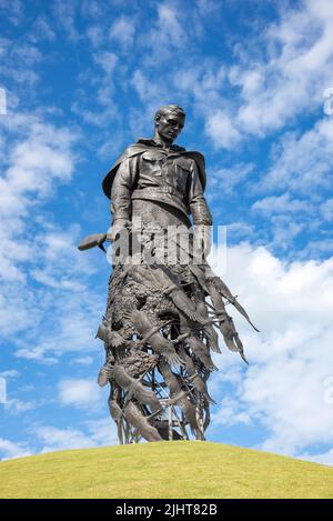 RZHEV, RUSSIA - JULY 15, 2022: Memorial to Soviet soldiers (Rzhev memorial) who died during the Great Patriotic War Stock Photo