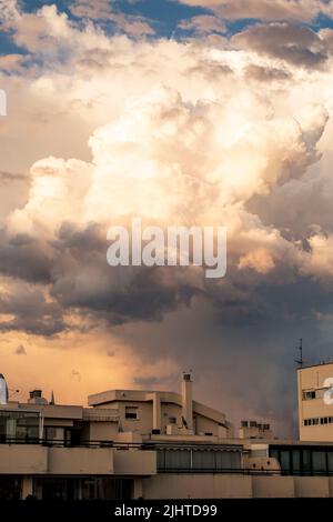 Storm clouds in summer. Málaga, Andalucía, Spain, Europe Stock Photo