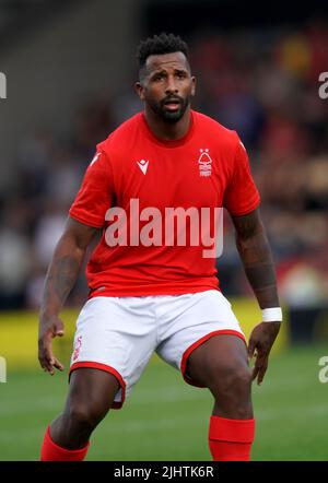 Nottingham Forest's Cafu during a pre-season friendly match at the Pirelli Stadium, Burton upon Trent. Picture date: Wednesday July 20, 2022. Stock Photo