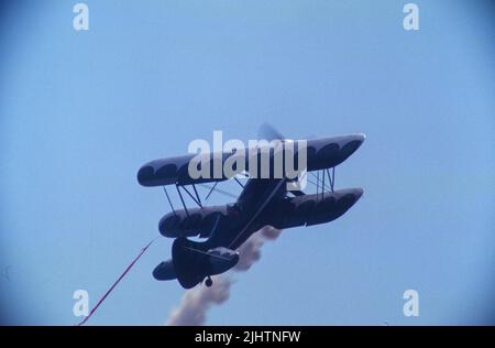 Jimmy Franklin and the WACO mystery ship Stock Photo