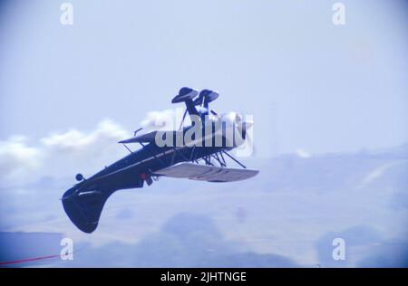 Jimmy Franklin and the WACO mystery ship Stock Photo