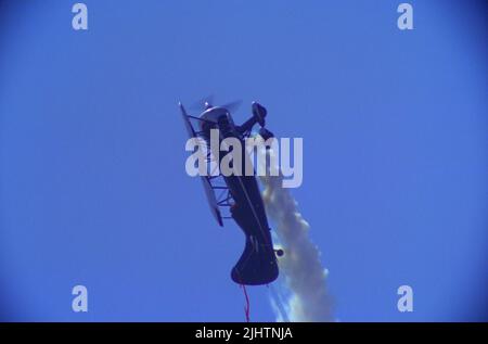 Jimmy Franklin and the WACO mystery ship Stock Photo