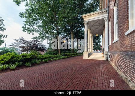 Maryland’s historic State House photographed summer 2022 Stock Photo