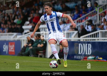 Hartlepool United's Reagan Ogle during the Pre-season Friendly match between Hartlepool United and Blackburn Rovers at Victoria Park, Hartlepool on Wednesday 20th July 2022. (Credit: Michael Driver | MI News) Credit: MI News & Sport /Alamy Live News Stock Photo