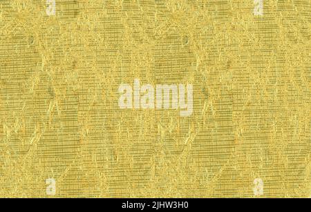 yellow gold metal texture useful as a background Stock Photo