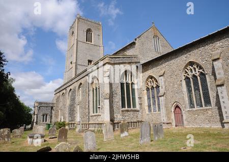 St Peter & St Paul Church, Carbrooke, Norfolk Stock Photo - Alamy