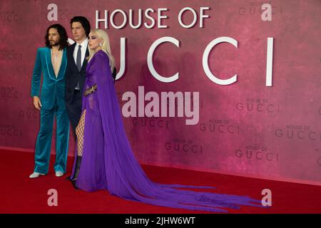 Lady Gaga attends the UK Premiere of 'House of Gucci' at Odeon Luxe  Leicester Square in