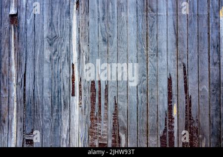 Windows are boarded up at the old Mobile County Co-Op, July 17, 2022, in Grand Bay, Alabama. Stock Photo