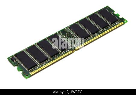 Old personal computer ram memory Stock Photo