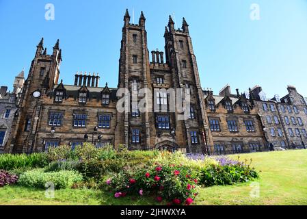 The New College of the University of Edinburgh, Scotland, United Kingdom, Europe Stock Photo