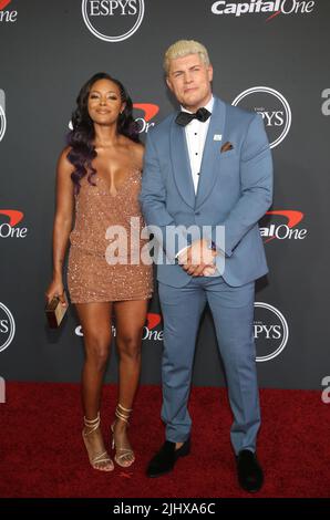 Hollywood, California - Brandi Rhodes, Cody Rhodes, 2022 ESPYs held at ...