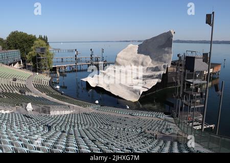 Austria,Bregenz. The largest sea stage theater in the world. Opera ...