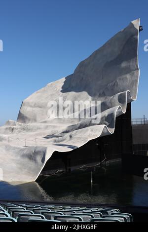 Austria,Bregenz. The largest sea stage theater in the world. Opera ...