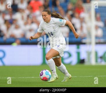 20 Jul 2022 - England v Spain - UEFA Women's Euro 2022 - Quarter Final - Brighton & Hove Community Stadium  England's Lauren Hemp during the match against Spain.  Picture Credit : © Mark Pain / Alamy Live News Stock Photo