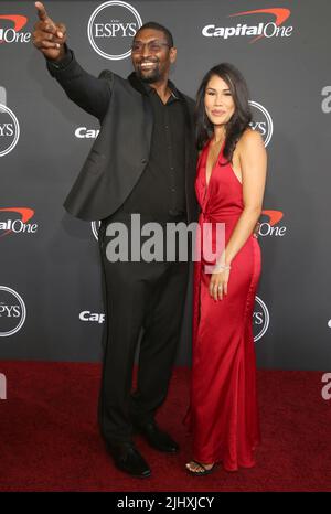 20 July 2022 - Hollywood, California  Metta World Peace,Maya Sandiford Artest,.   2022 ESPYs  held at Dolby Theatre   in Hollywood. (Credit Image: © Fs/AdMedia via ZUMA Press Wire) Stock Photo