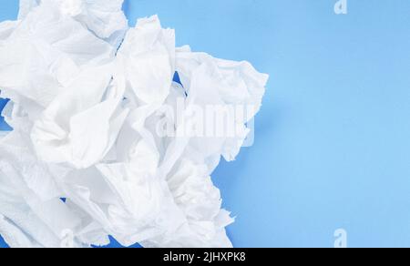 Blue Tissue Paper Stock Photo - Download Image Now - Tissue Paper, Wrapping  Paper, Crumpled - iStock
