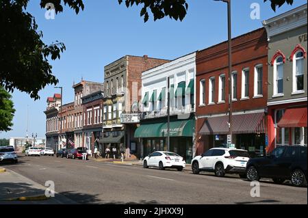 Historic downtown Paducah, Kentucky, United States of America Stock Photo