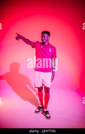 Nottingham, UK. 20th July, 2022. Jesse Lingard signs for Nottingham Forest  as a free agent after his spell ended from Manchester United in Nottingham,  United Kingdom on 7/20/2022. (Photo by Ritchie Sumpter/News