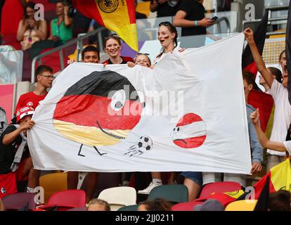 London, UK. 21st July, 2022. A banner during the UEFA Women's European Championship 2022 match at Brentford Community Stadium, London. Picture credit should read: David Klein/Sportimage Credit: Sportimage/Alamy Live News Stock Photo