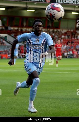 Coventry City’s Fabio Tavares during the pre-season friendly match at the Poundland Bescot Stadium, Walsall. Picture date: Tuesday July 19, 2022. Stock Photo