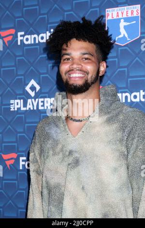 July 18, 2022, Los Angeles, CA, USA: LOS ANGELES - JUL 18:  Caleb Williams at the MLBPA x Fanatics ''Players Party'' at City Market Social House on July 18, 2022 in Los Angeles, CA (Credit Image: © Kay Blake/ZUMA Press Wire) Stock Photo