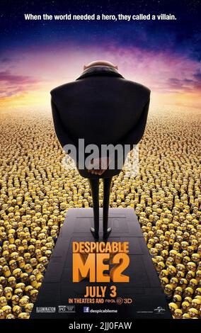 GRU POSTER, DESPICABLE ME 2, 2013 Stock Photo