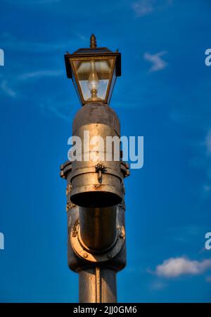 Wasserkran, Eisenbahn, Siegmundsherberg, Dampflok, Rohr, nachfüllen ...