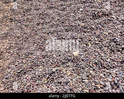 Stones and rocks on the seashore of Ras Shitan, Dahab, Sinai, Egypt ...
