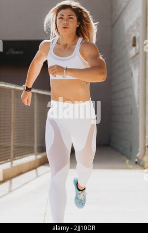 Mature woman wearing white bra hi-res stock photography and images - Alamy