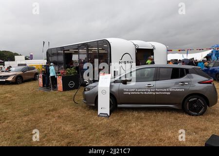 CarFest North, Cheshire, UK. 22nd July, 2022. CarFest North is the perfect weekend for the whole family, bringing seven magical festivals packed with iconic cars, stars and music, all whilst raising money for children's charities. Credit: Julian Kemp/Alamy Live News Stock Photo