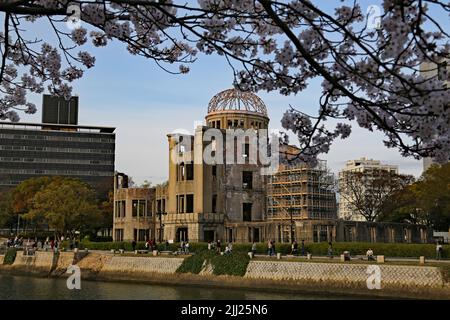 Atomic Bomb Dome, Hiroshima, Japan. Stock Photo