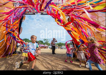 Henham Park, Suffolk, UK. 22nd July, 2022. The 2022 Latitude Festival, Henham Park. Suffolk. Credit: Guy Bell/Alamy Live News Stock Photo