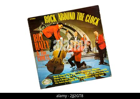 1968 release of Rock Around the Clock by Bill Haley and the Comets. Stock Photo