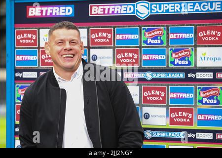 Lee Radford Head Coach of Castleford Tigers ahead of the Hull FC v Castleford Super League fixture Stock Photo