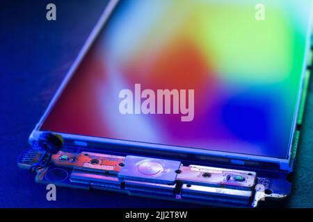 Technology electronics lcd engineering concept Stock Photo