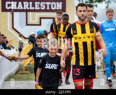 The Charleston Battery is a professional soccer team in Charleston, S.C. Stock Photo