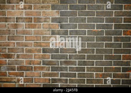 detail show of old gray brick wall  Stock Photo