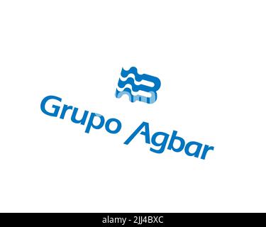 Grupo Agbar, Logo, White background Stock Photo - Alamy