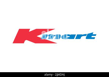 Kmart Australia, Logo, White background Stock Photo